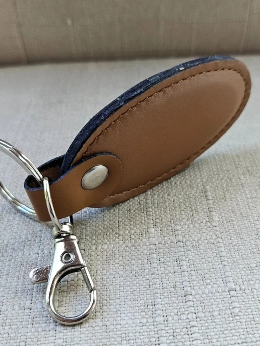 Handmade Keys Holder Genuine Leather keychain Keyring Brown Key Chain Ne